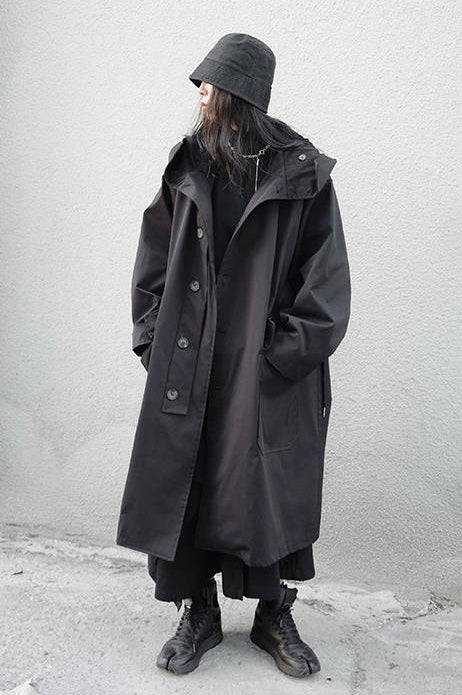 Yamamoto-style Trench Coat - UK 16 - CLEARANCE SALE 30% OFF - SHIPS TO THE UK ONLY
