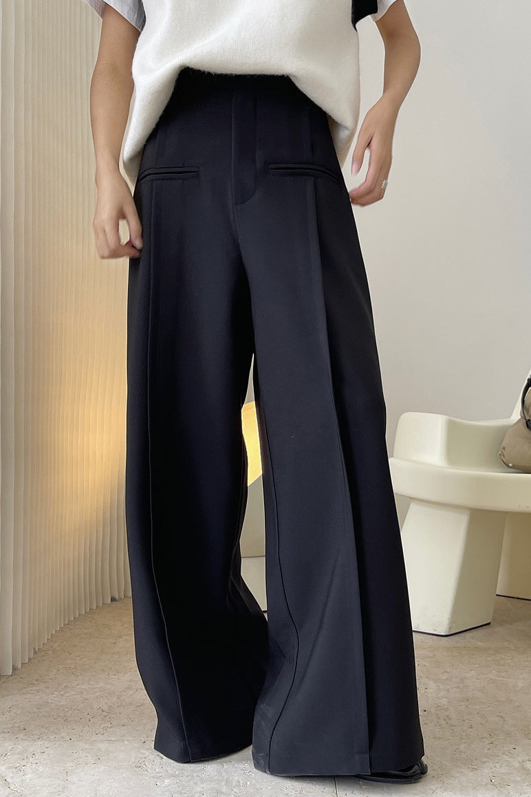 Front-pocket Wide-leg Pants - UK 8 - CLEARANCE SALE 30% OFF - SHIPS TO THE UK ONLY