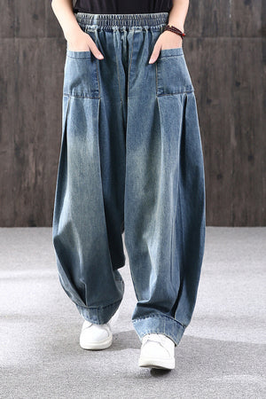 Front-pocket Baggy Jeans