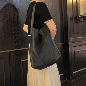 The-Row-style Leather Tote Bag