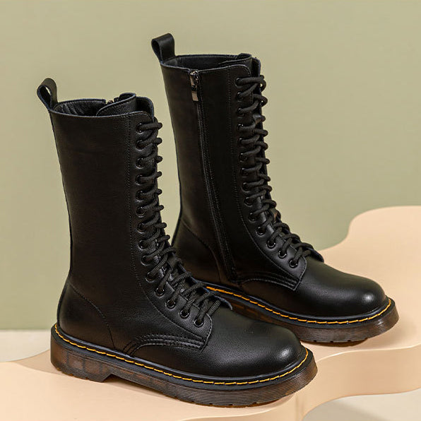 Dr. Martens-style Tall Boots - UK 5 - CLEARANCE SALE 20% OFF - SHIPS TO THE UK ONLY