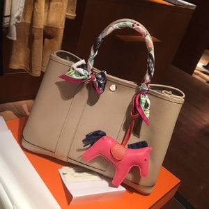 Hermes-style Garden Party Tote Bag