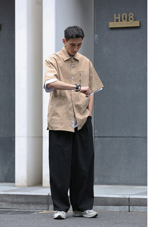 Tapered-fit Cotton Pants