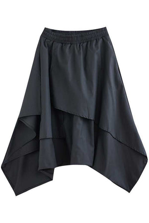 Yamamoto-style Drop-crotch Layered Pants
