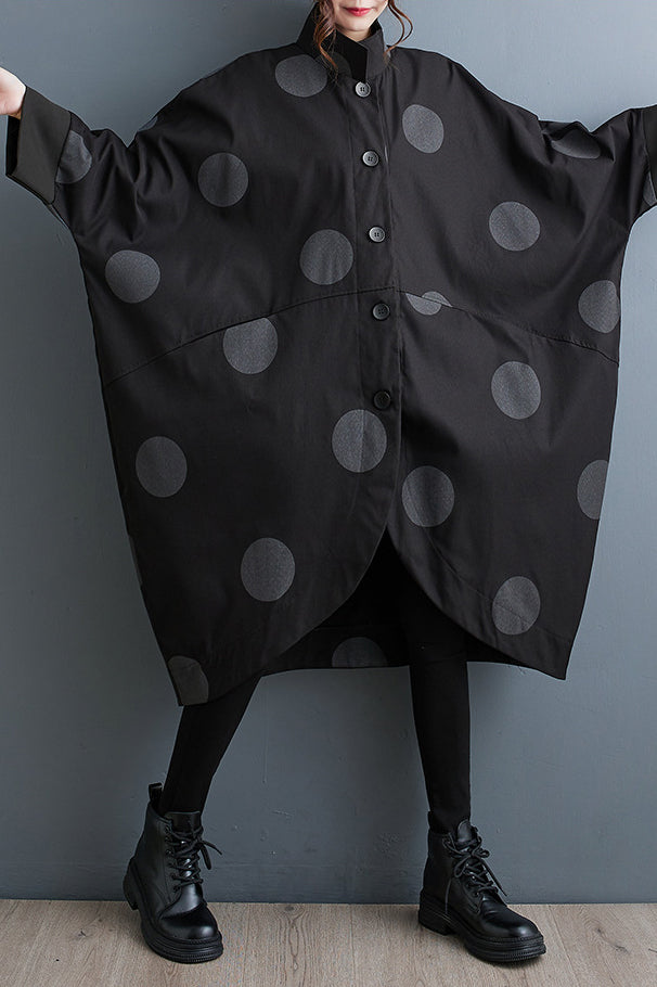 Polka-dot Shirt Dress