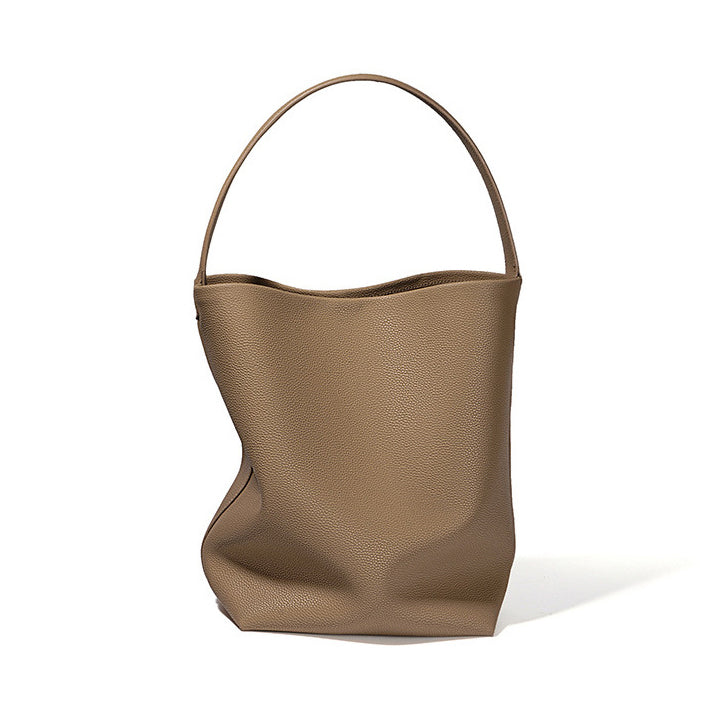 The-Row-style Leather Tote Bag