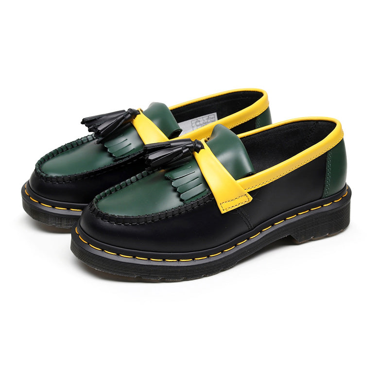 Dr. Martens Adrian Contrast Smooth Leather Tassel Loafers (UA)