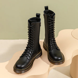 Dr. Martens-style Tall Boots - UK 5 - CLEARANCE SALE 20% OFF - SHIPS TO THE UK ONLY