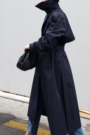 Classic Single-breasted Trench Coat