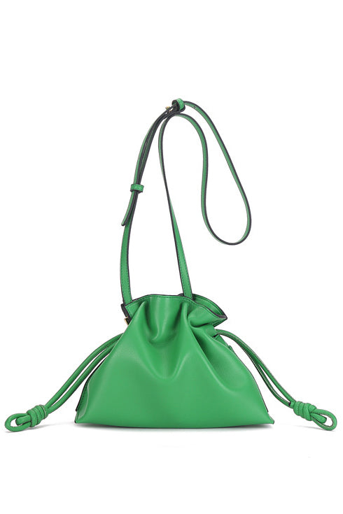Loewe-style Flamenco Mini Clutch Bag