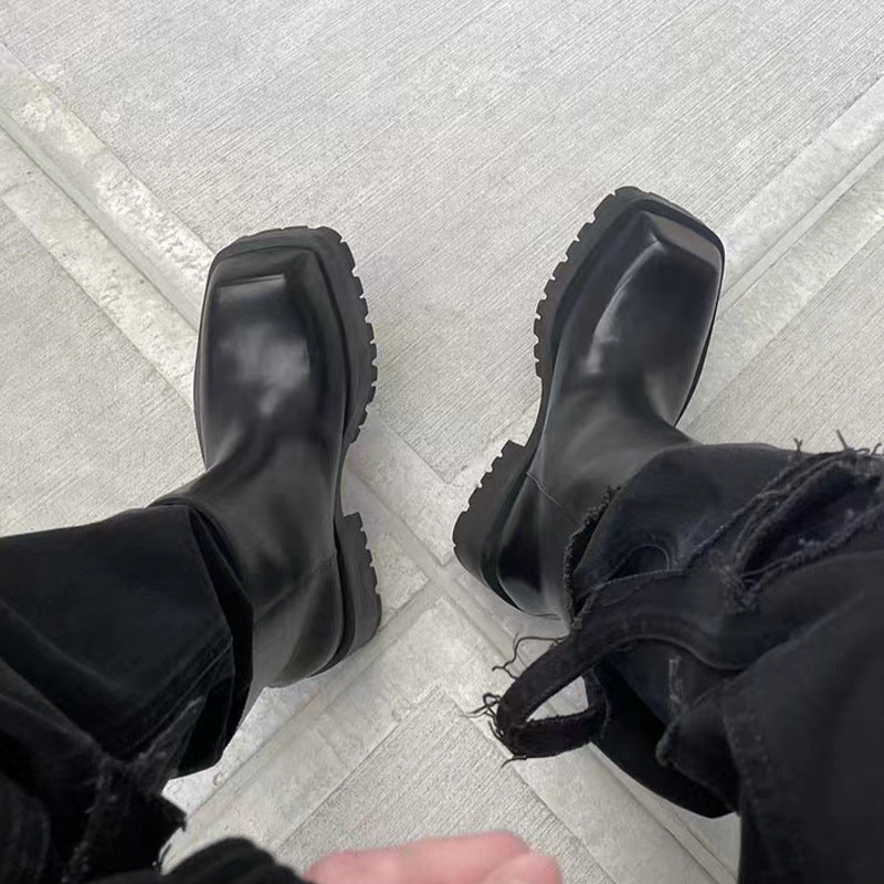 Balenciaga-style Trooper Boots