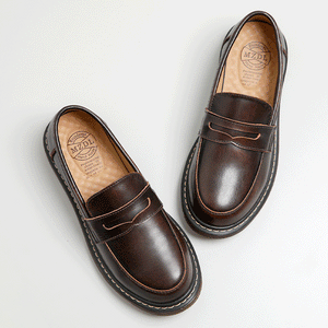 Dr. Martens-style Penny Loafers
