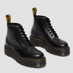 Dr. Martens 101 Smooth Leather Platform Ankle Boots (UA)