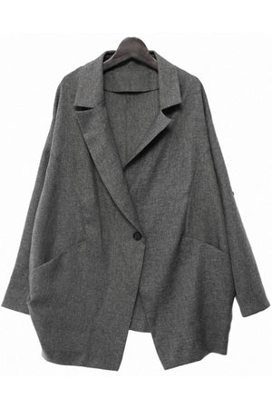 Single Button Placket Blazer - UK 10-12 - CLEARANCE SALE 30% OFF - SHIPS TO THE UK ONLY