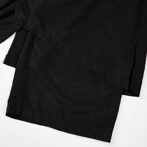 Yamamoto-style 9-point Button-up Layered Pants