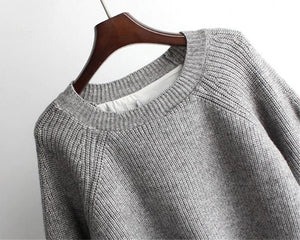 Mock Layer Knit Sweater