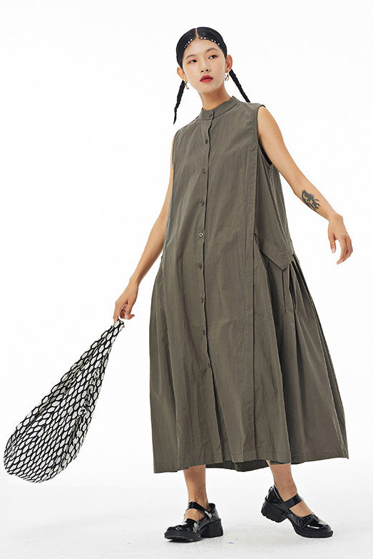 Cotton & Linen Tank Dress