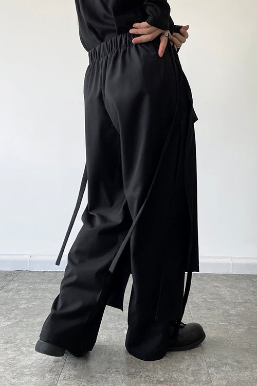 Yamamoto-style Layered Pants – Dumy Mun
