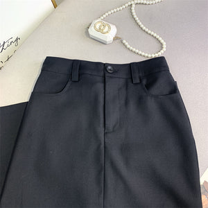 Slit Suit Skirt
