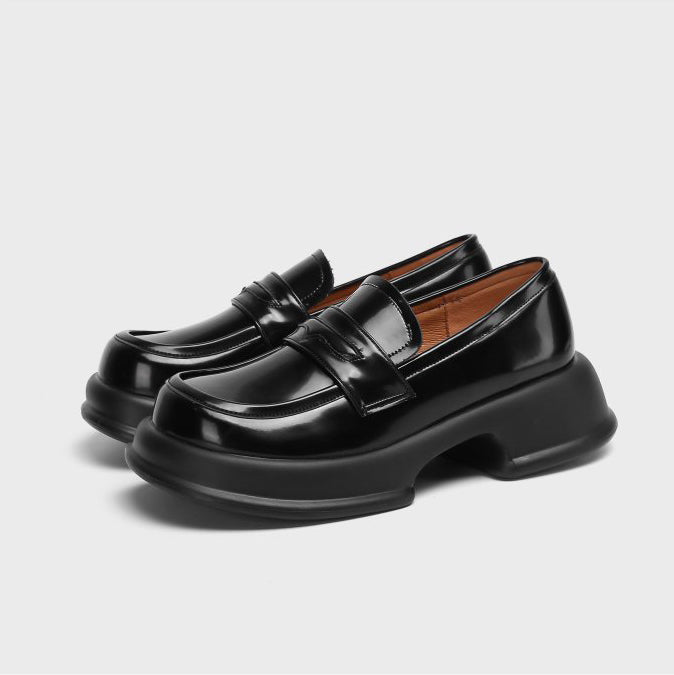 Chunky-sole Penny Loafers