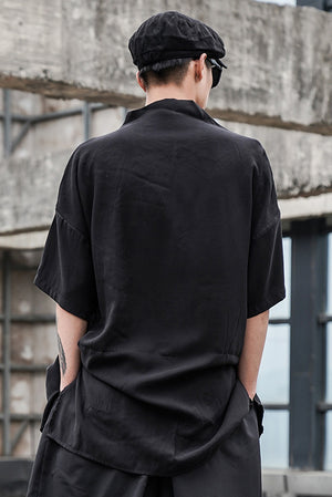 Yamamoto-style Side-placket Shirt